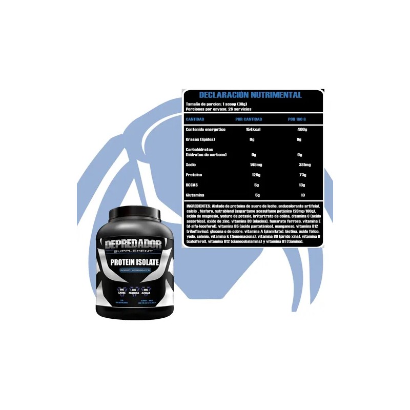 Proteina Whey Isolatada Depredador 1kg Varios Sabores
