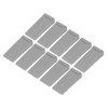 10pcs Door Stoppers Overlapping Grey Elastic Thick Noise Elimination TPR