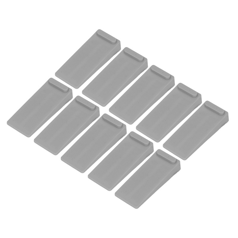10pcs Door Stoppers Overlapping Grey Elastic Thick Noise Elimination TPR