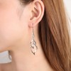 Linear Swirl Wire Earrings For Women dangling Boho Dangle Drop