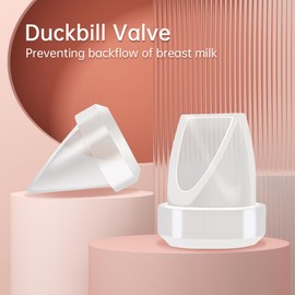 8pcs Duckbill Valves Compatible with Momcozy M5, Replacement Duckbill Pump Parts Accessories for M5 / V1/ V2 Pumps, Made by Tbuymax