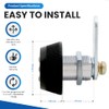 Combi-Cam Combinated Lock 7850R - Medium Black Cam Lock |