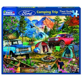 White Mountain Puzzles Camping Trip - 1000 Piece Jigsaw Puzzle