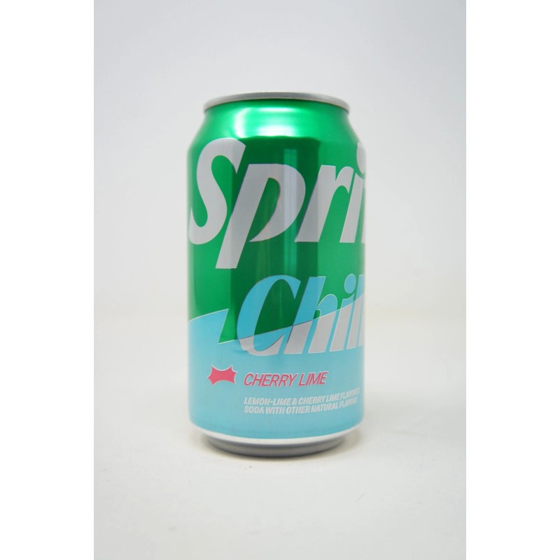 Sprite Chill Cherry Lime Soda Pop, Limited Edition, 12 oz