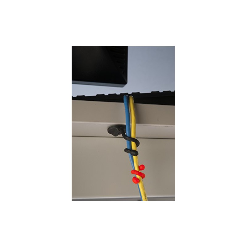 Nite-ize Gear Tie Mountable Cable Organiser – Black, 7.6 cm,