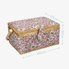 Navaris Sewing Box Sewing Box Sewing Case for Handmade -