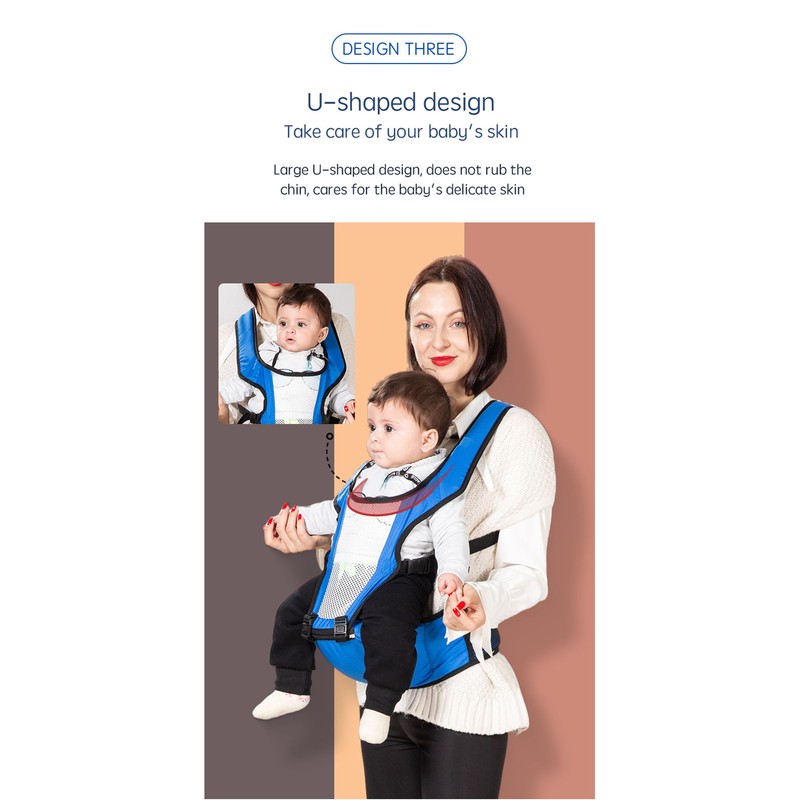 Baby Hip Seat Carrier Adjust Strap Storage Pockets Multifunction Baby