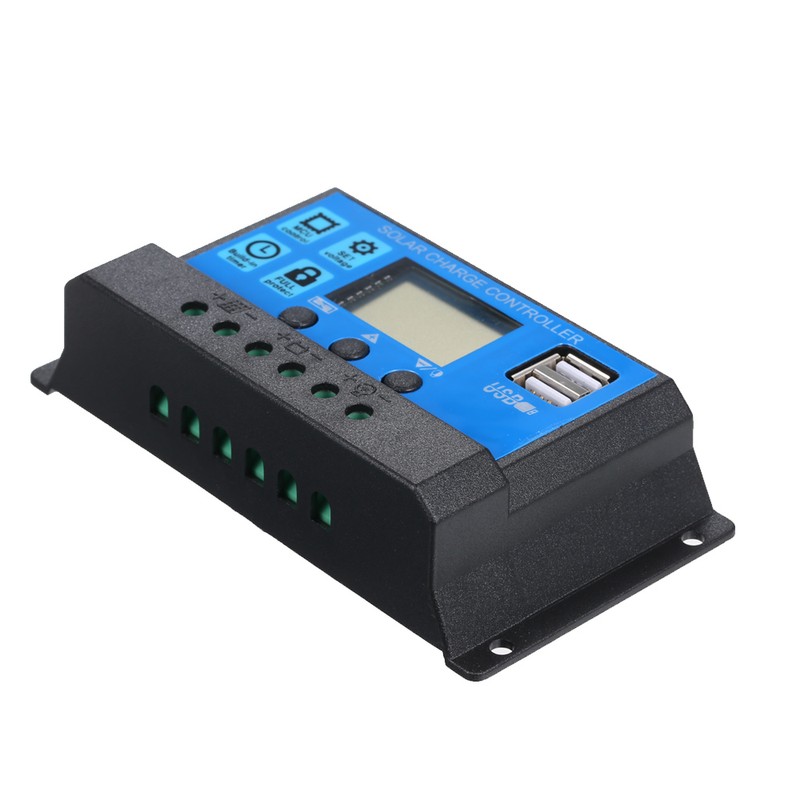 60A 12V / 24V Solar Charge Controller PWM Intelligent Regulator