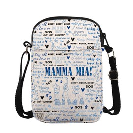 Mama Mia Musical Crossbody Bag Girls Weekend Bag Musical Lover Disco Bachelorette Bag (Mamma M CB CA)