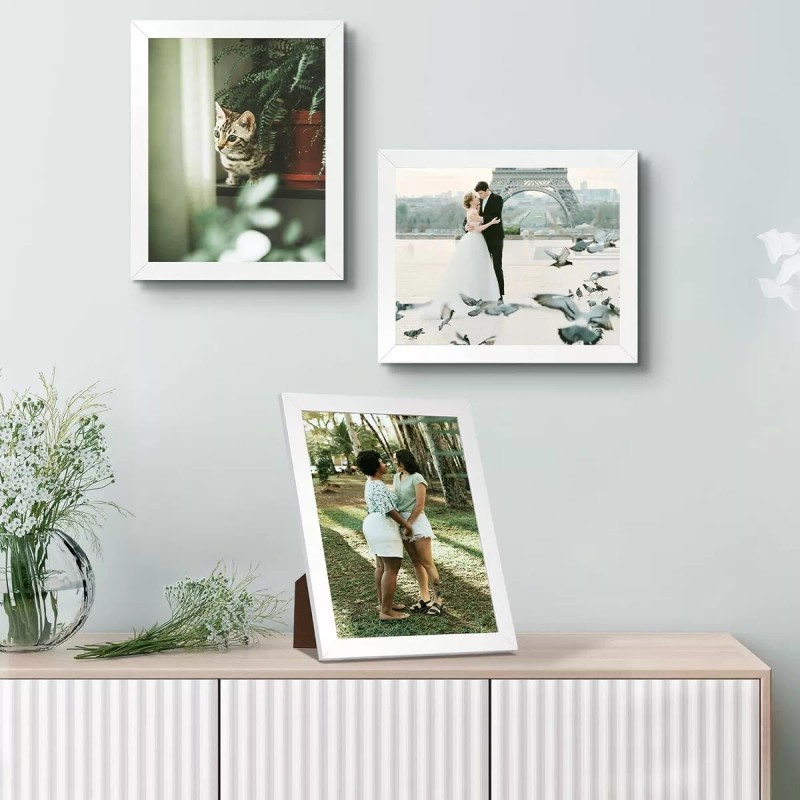 TangQ Marcos De Fotos Decorativos De 8 Piezas (diez Pulgadas