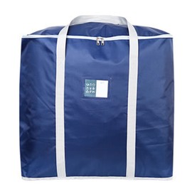 Oversize Moving Bag Waterproof Good Bearing Zipper Design Storage Bag for Home Moving Dark Blue