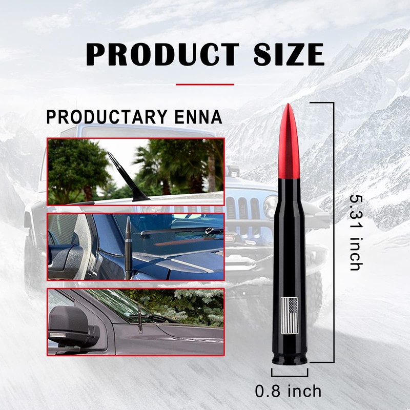 1 Pack Car Bullet Antenna, for GM Chevy Silverado 1500