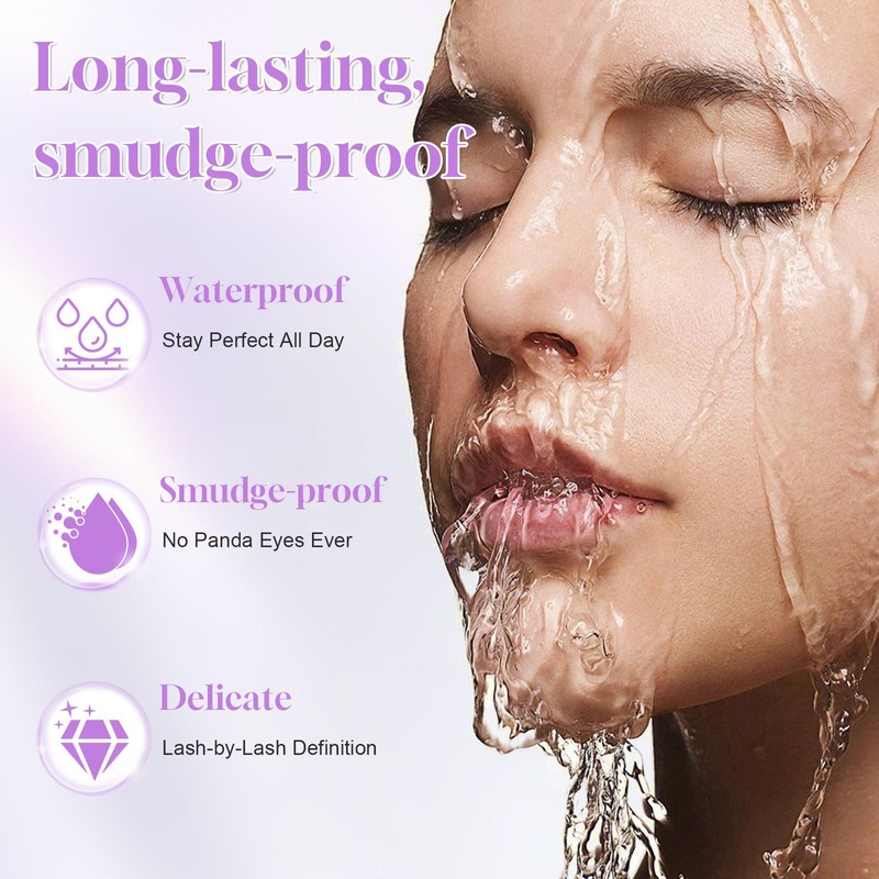 Mascara for Older Women, Black, Waterproof Mascara, Natural, Hypoallergenic, Volumising