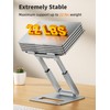 tounee Laptop Stand for Desk Adjustable Height, Telescopic Computer Stand