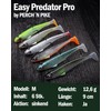 Rubber Fish with Hooks Set of 6 for Pike, Zander