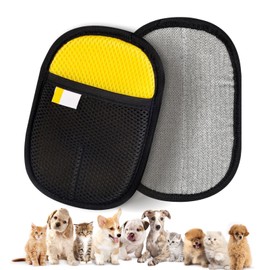 2 Stück Static Removal Gloves Für Katzen und Hunde, Fellmagnet Handschuhe, Wiederverwendbare Handschuh Katzenhaare, Handschuh für Katzenhaare für die Pflege und Entfernung unerwünschter Haare