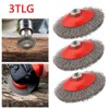 MorNon 3 x Cup Brush Angle Grinder 115 mm M14