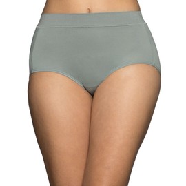 Vanity Fair Women's Beyond Comfort Brief Panty 13213, Blue Sea Glass, 6
