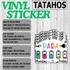 (3Pcs) Battery Life of a para Sticker, Funny Paraprofessional Decals