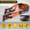 Nilight 3" x 20' Recovery Tow Strap Kit with 2"
