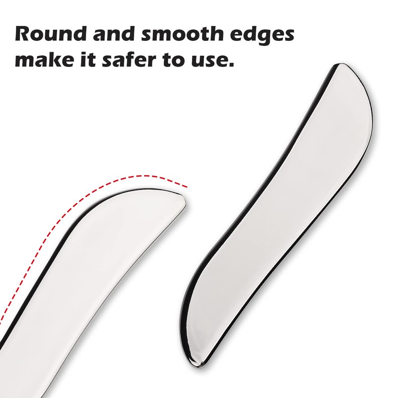 MFUOE Stainless Steel Gua Sha Scraping Massage Tool IASTM Tools
