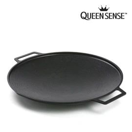 Queen Sense Titanium Coated Induction Camping Griddle Pan + Storage Bag + Handle, Griddle Pan 30cm + Bag + Handle / 퀸센스 티타늄코팅 인덕션 캠핑 그리들팬 +보관가방+손잡이, 그리들팬 30cm + 가방+손잡이