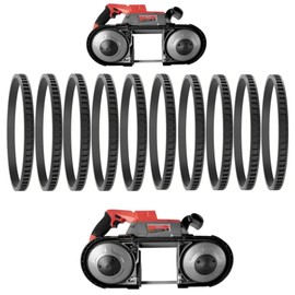 ZLIANGQ 45-69-0010 Blade Pulley Tires Replacement Compatible with Deep Cut Band Saw Parts 6230 6232-6 6225 AO2807 6238N 6238-20 2729-20 Portaband Band Saw Rubber Belt (10 Pack)