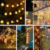 Vxgefhputw Hooks for Outdoor String Lights Clips, 100 Pack Heavy