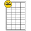 LABELS4U 50 Sheets A4, 44 Label per Sheet, Size 48.5