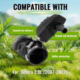 16576-ET00A Engine Air Filter Intake Hose for 2007, 2008, 2009, 2010, 2011, 2012 Nissan Sentra 2.0L | Replacement Part Number 696-003 (16576-ET00A)