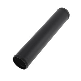 HEROFFIX 2" OD Straight 6064 Aluminum Alloy Tube Intercooler Pipe Surface Blasting Air Intake Connection Hose W/Double Bead Roll 11.8" Length Black