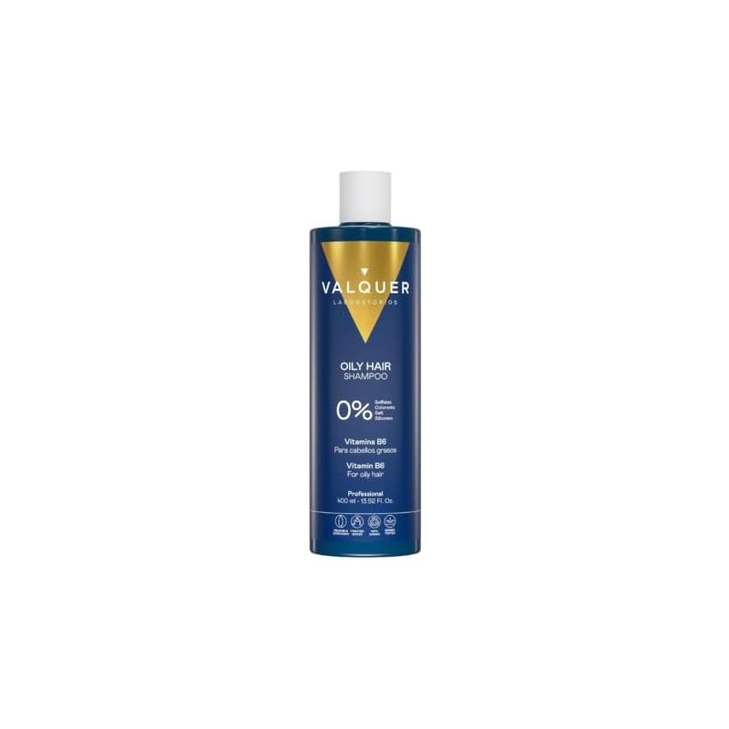 VALQUER Shampoo Antigrasa Seborregulador Zero para Cabello Graso 400 ml