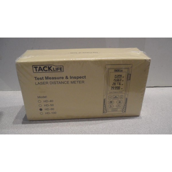 Tacklife NIB TackLife Test Measure & Inspect Laser Distance Meter