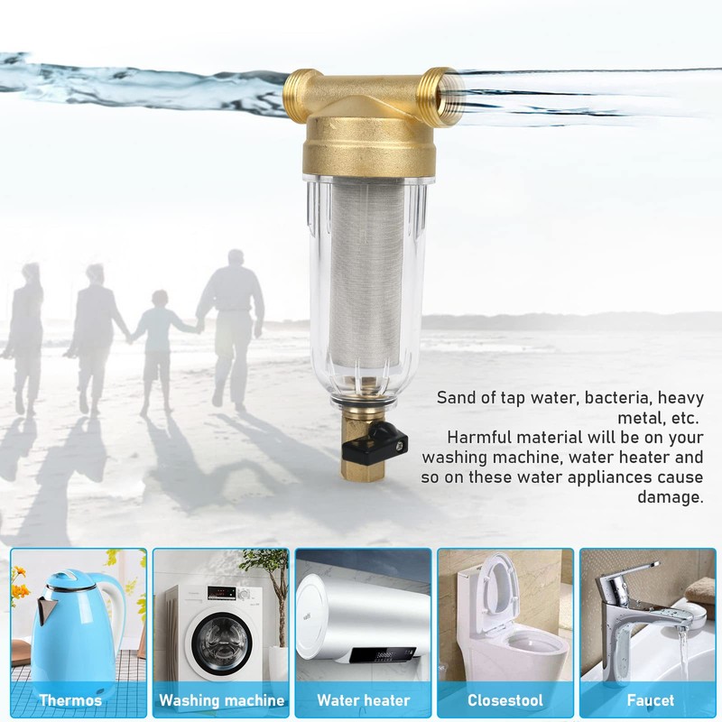Reusable Flushable Fine Filter, Tap Water Filter, Water Filter, Pre-Filter
