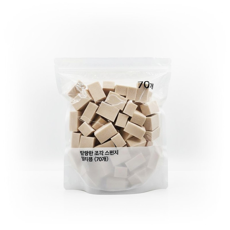 Soft piece sponge multi-purpose 70P rectangular shape / 말랑한 조각