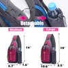 Peicees Chest Crossbody Sling Backpack Bag Travel Bike Gym Daypack