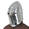 Munetoshi Functional 16G Medieval Knight Pig Faced 14th Century Bascinet