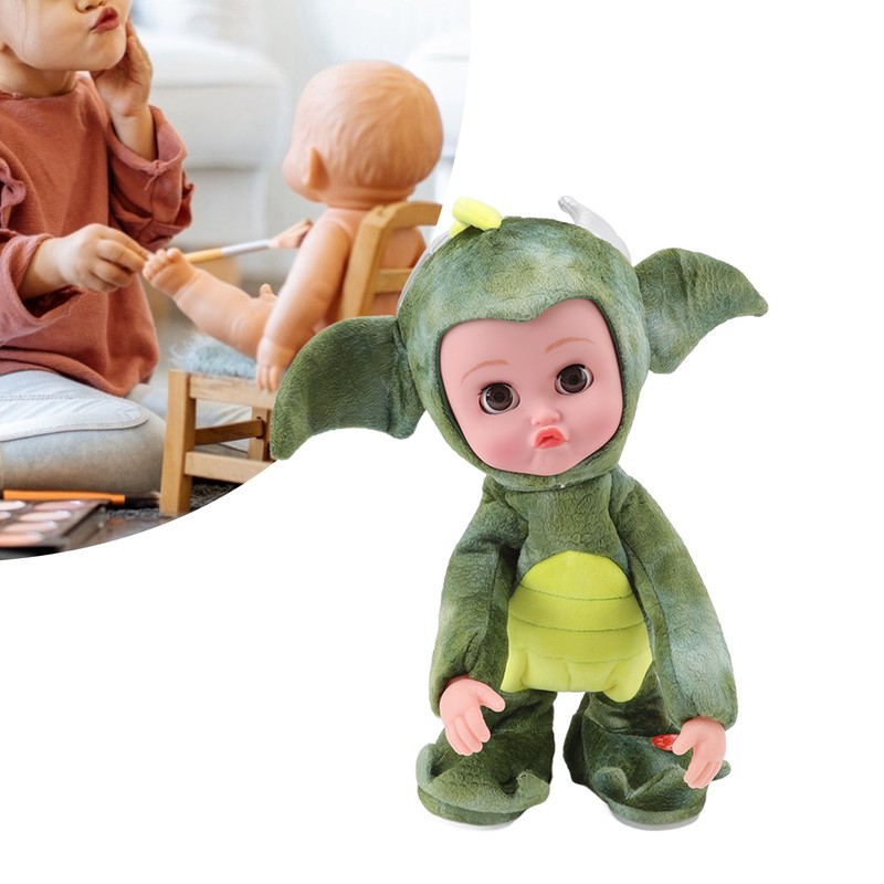 Dinosaur Baby Doll Mobile Singing Tail Wagging Soft Plastic Simulation