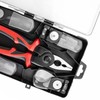 5 in 1 Pliers Set Interchangeable Heads 8 Inch Handle