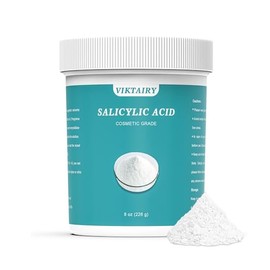 Pure Salicylic Acid Powder (8 oz), Cosmetic Grade Original Ingredients with no Additives, BHA Exfoliant for DIY Cleanser, Toner, Shampoo, Body Wash, Lotion