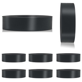 8 PCS Multi Purpose Rubber Spacer 2 Inch OD x 3/8 Inch ID x 1/2 Inch Thickness, Rubber Bushing Washer Anti Vibration Spacer for Home and Car
