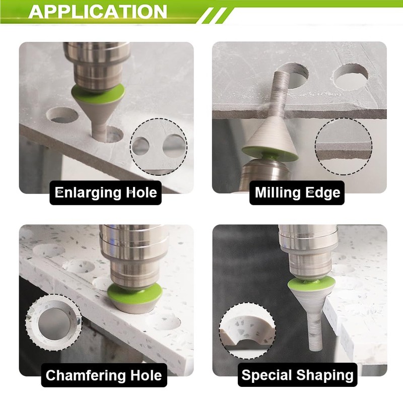 Tile Diamond Chamfer Milling Bit - FACHLICH 10-35MM Finger Bit