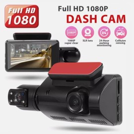 Unbranded 1080P Dual Lens Car DVR Dash Cam Video Recorder G-Sensor Front And Inside Camera