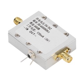 Low Noise RF Amplifier, XR 142 RF Amplifier Module, DC 5V High Frequency Amplifier Module Aluminum Alloy 40DB RF Amplifier for Remote Control Amplifier