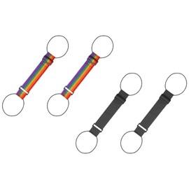 4 Pcs Luggage Straps Suitcase Adjustable Elastic Belt, Add-a-Bag Bungee Travel Accessories for Attaching Purse, Backpack or Extra Bag to Suitcase Handle