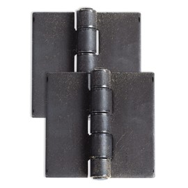 Bobco Metals 4" Heavy Duty Weldable Hinges - Steel Butt Hinge Design for Heavy Gates & Doors - Long Lasting - 4" x 4" Size - 1/4" Plate Thickness - 2 lb - 1 Pair