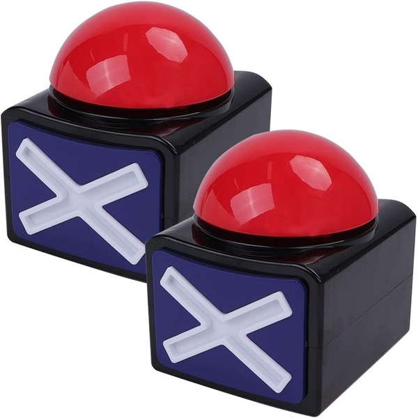 STAZWOUZZ Zumbadores de Respuesta de Juego, Zumbador Grande, Botón de