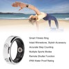 XUMIUZIY Smart Ring, Fitness Ring Tracker with Inlaid Rhinestone, Ultra