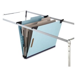 Pendaflex 59252 Pressboard Hanging Classi-Folder, 2 Divider/6-Sections, Letter, 2/5 Tab, Blue