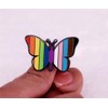 Rainbow Butterfly Enamel Brooch Pin Butterfly Cute Enamel Pins Lapel